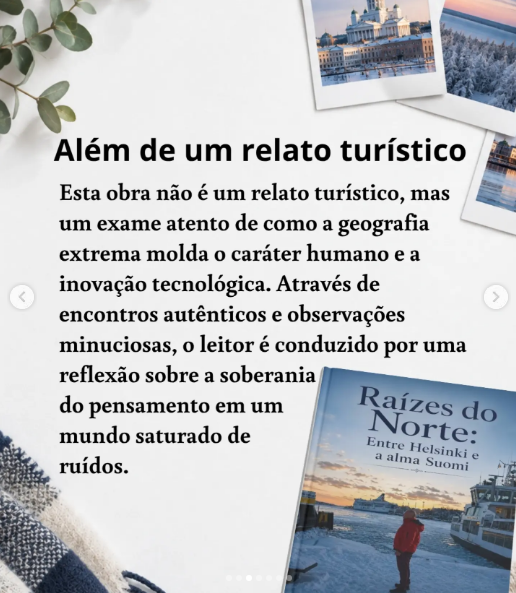 Além de um relato turístico